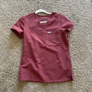 Cherry Figs scrub top XXS